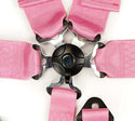 NRG 5PT 3in. Seat Belt Harness / Cam Lock - Pink
