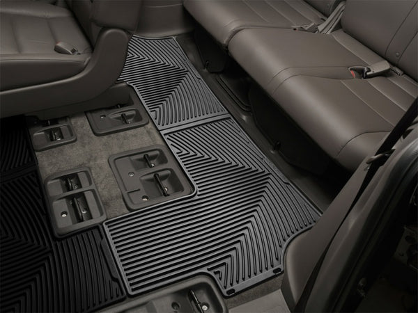 WeatherTech 17-25 Chrysler Pacifica Hybrid (Excl. Pinnacle) Rear All-Weather Floor Mats - Black