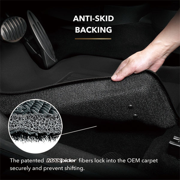 3D MAXpider 22-23 Lucid Air Kagu Floor Mat- Black R1 R2