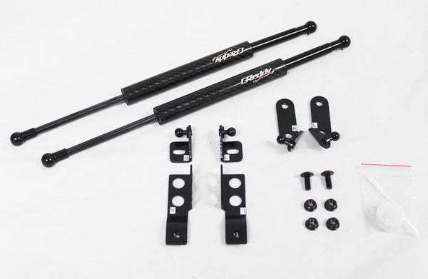 GReddy 00-09 Honda S200 AP1/AP2 Engine Hood Lifter Kit (Designed for OEM weight hoods.)
