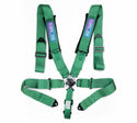 NRG 5PT 3in. Seat Belt Harness / Cam Lock - Green