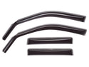 WeatherTech 02-08 Dodge Ram 1500 QuadCab Front & Rear Side Window Deflectors - Matte Black