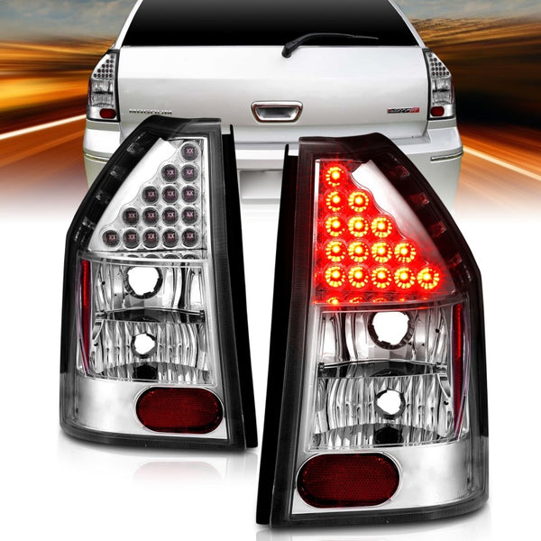 ANZO 2005-2008 Dodge Magnum LED Taillights Chrome