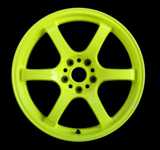 Gram Lights 57DR 18x10.5 +12 5-114.3 Luminous Yellow Wheel