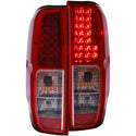 ANZO 2005-2008 Nissan Frontier LED Taillights Red/Clear