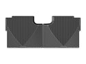 WeatherTech 2015+ Ford F-150 SuperCrew Rear Rubber Mats - Black