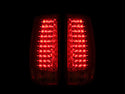 ANZO 2007-2014 Chevrolet Suburban LED Taillights Red/Clear G4