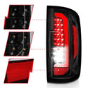 ANZO 15-21 GMC Canyon LED Taillights w/ Light Bar Black Housing Clear Lens