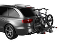 Thule EasyFold XT 2 - Fully Foldable Platform Hitch Bike Rack (Up to 2 Bikes) - Black/Silver