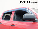WELL VISOR FOR TOYOTA TACOMA 05-15 DOUBLE CAB PREMIUM SERIES