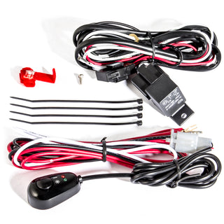 ANZO 12V Wiring Kit Universal 12V Auxiliary Wiring Kit w/ Illuminated Switch