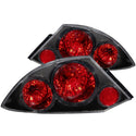 ANZO 2000-2005 Mitsubishi Eclipse Taillights Black