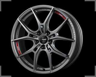 Gram Lights 57FXZ Overseas 19x9.5 +20 5-114.3 Matte Graphite w/Machining Wheel