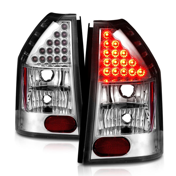 ANZO 2005-2008 Dodge Magnum LED Taillights Chrome