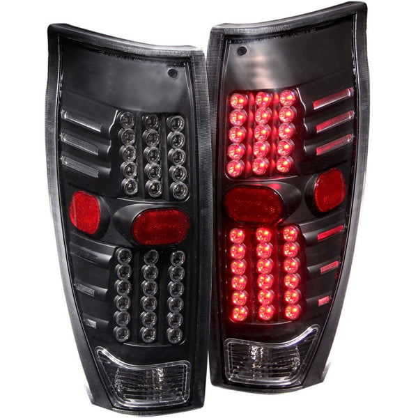 ANZO 2002-2006 Chevrolet Avalanche LED Taillights Black