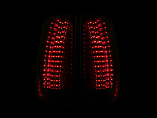 ANZO 2007-2014 Chevrolet Suburban LED Taillights Smoke - Escalade Look