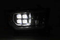 AlphaRex 08-13 Toyota Sequoia NOVA LED Proj Headlights Plank Style Alpha Black w/Activation Light