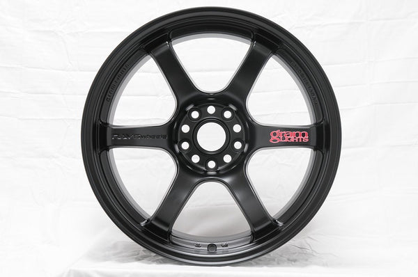 Gram Lights 57DR 19x9.5 +35 5-112 Semi Gloss Black Wheel