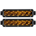 Rigid Industries 6in SR-Series Pro Dot / SAE Fog Lights (Pair) - Selective Yellow