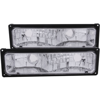 ANZO 1988-1998 Chevrolet C1500 Euro Parking Lights Black