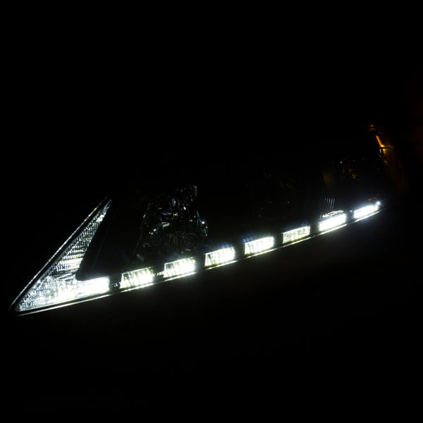 ANZO 2010-2012 Lexus Rx350 Projector Headlights w/ U-Bar Black
