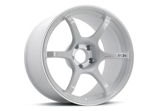 Advan RG-4 18x11 +30 5-114.3 Racing White Metallic & Ring Wheel