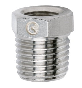 AIR SUSPENSION 1/4" Male 1/8" Female Reducer Nickel Plated