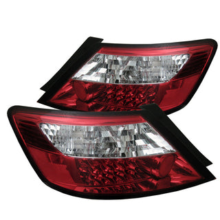 SPYDER AUTO Honda Civic 06-08 2Dr LED Tail Lights - Red Clear