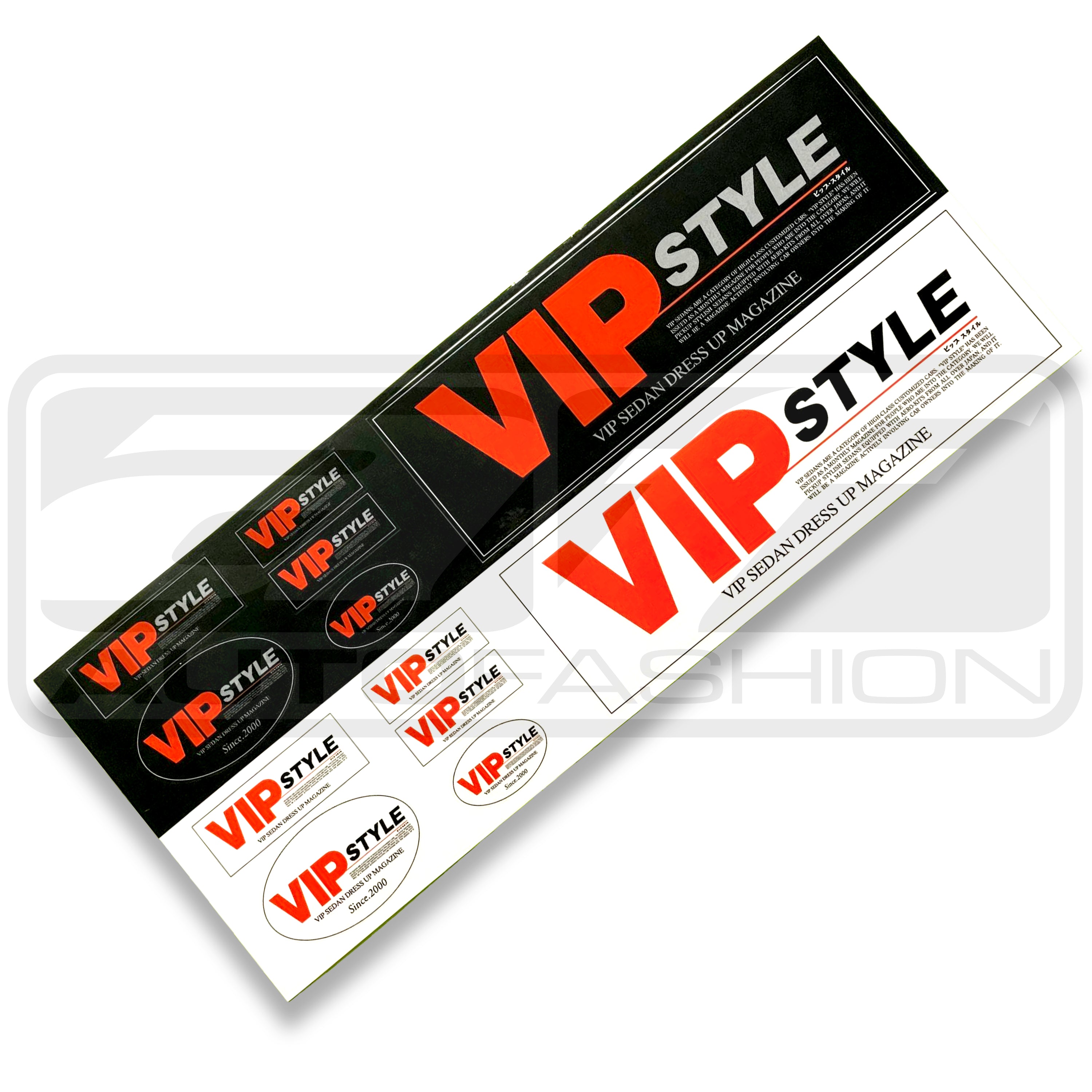 VIP STYLE MAGAZINE STICKER SHEET | Autofashion USA