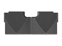 WeatherTech 2015+ Ford F-150 SuperCrew Rear Rubber Mats - Black