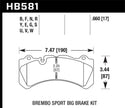 Hawk Brembo Caliper Family J/N HPS 5.0 Brake Pads