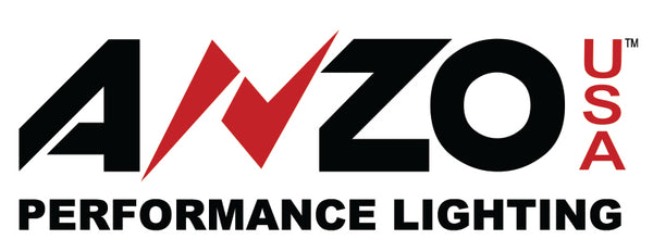 ANZO 2007-2013 Gmc Sierra 1500 Projector Headlights w/ U-Bar Chrome