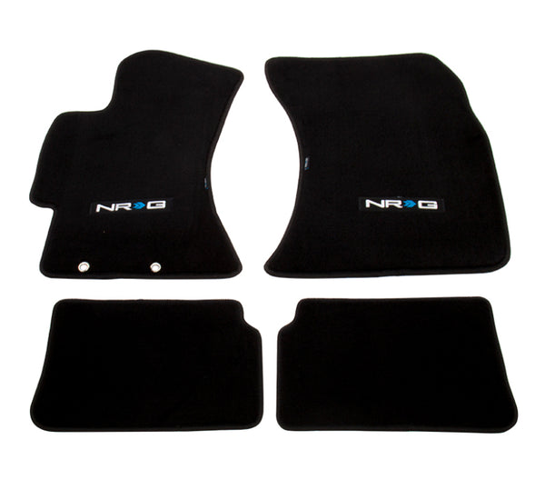 NRG Floor Mats - 2009-2011 Subaru Impreza WRX/STi (NRG Logo) - 4pc.