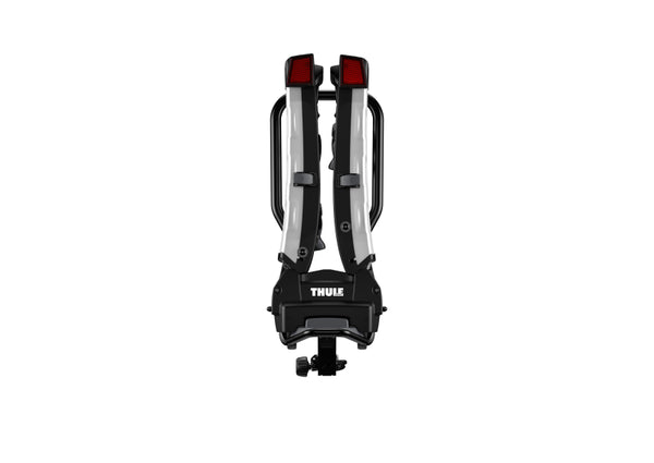 Thule EasyFold XT 2 - Fully Foldable Platform Hitch Bike Rack (Up to 2 Bikes) - Black/Silver