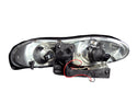 ANZO 1998-2002 Chevrolet Camaro Projector Headlights w/ Halo Black