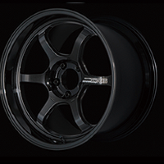 Advan R6 18x9.5 +45 5-120 Racing Titanium Black Wheel