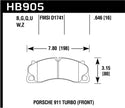 Hawk 14-18 Porsche 911 Performance Ceramic Street Front Brake Pads