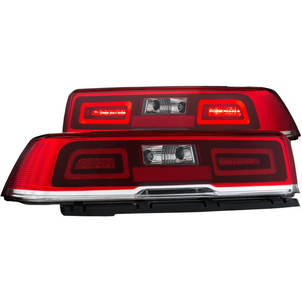 ANZO 2014-2015 Chevrolet Camaro LED Taillights Red/Clear