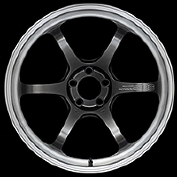 Advan R6 18x8.0 +42 5-112 Machining & Racing Hyper Black Wheel