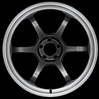 Advan R6 18x9.0 +50 5-120 Machining & Racing Hyper Black Wheel